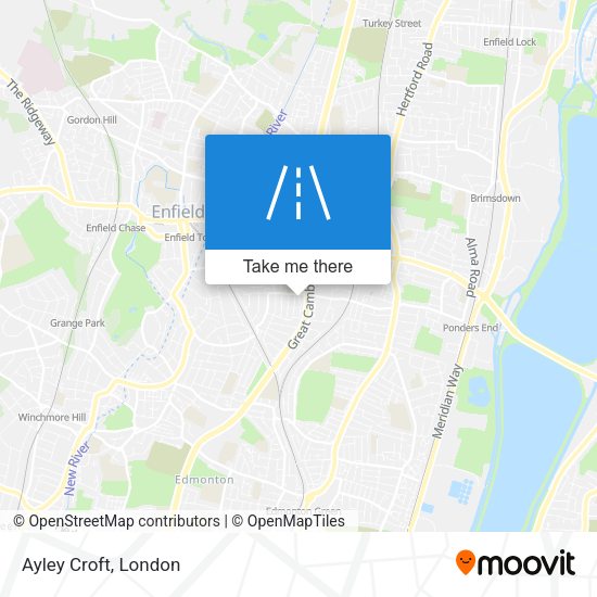 Ayley Croft map