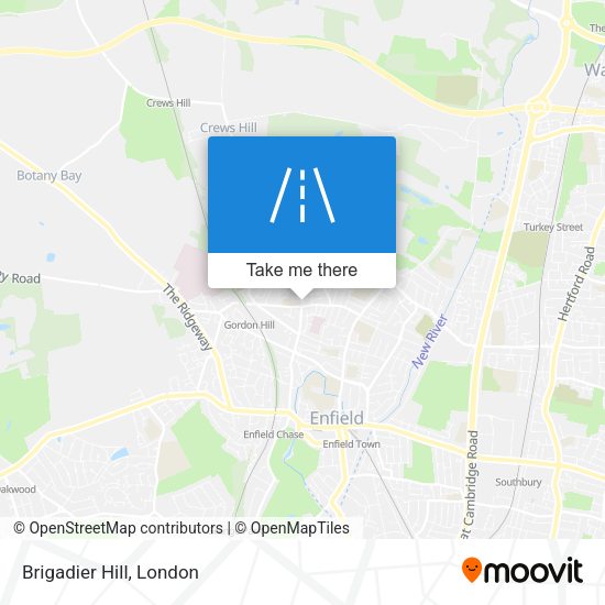 Brigadier Hill map