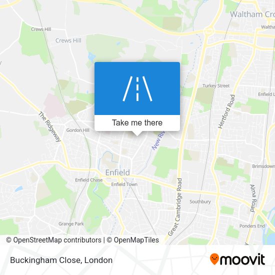 Buckingham Close map