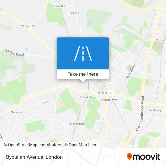 Bycullah Avenue map