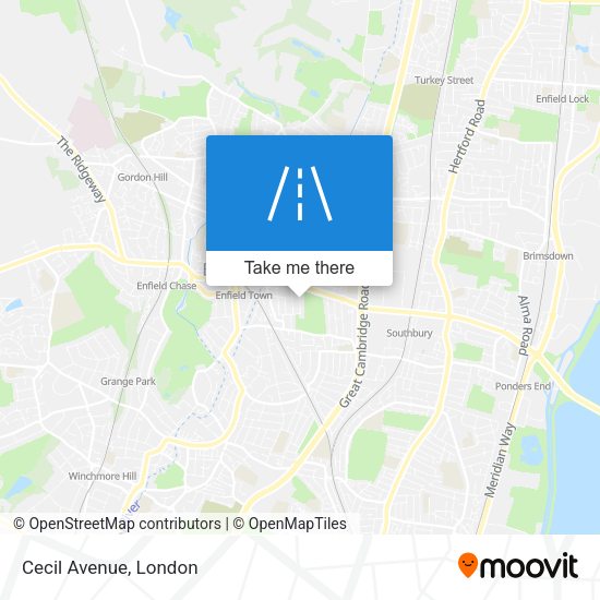 Cecil Avenue map