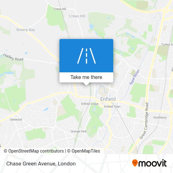 Chase Green Avenue map