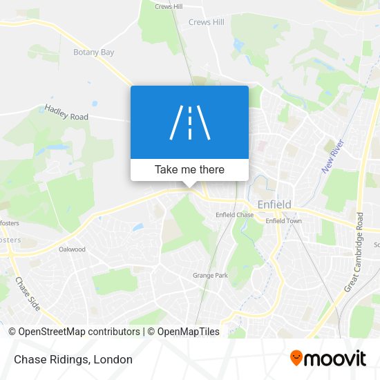 Chase Ridings map