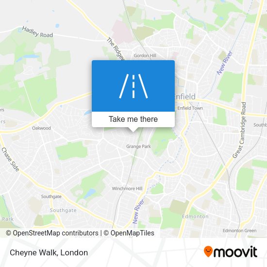Cheyne Walk map