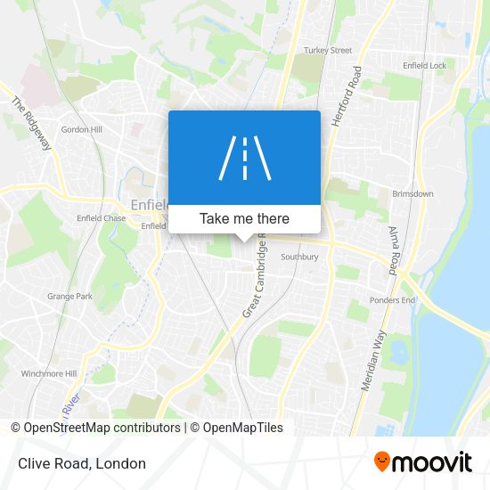 Clive Road map