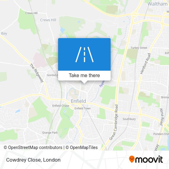Cowdrey Close map