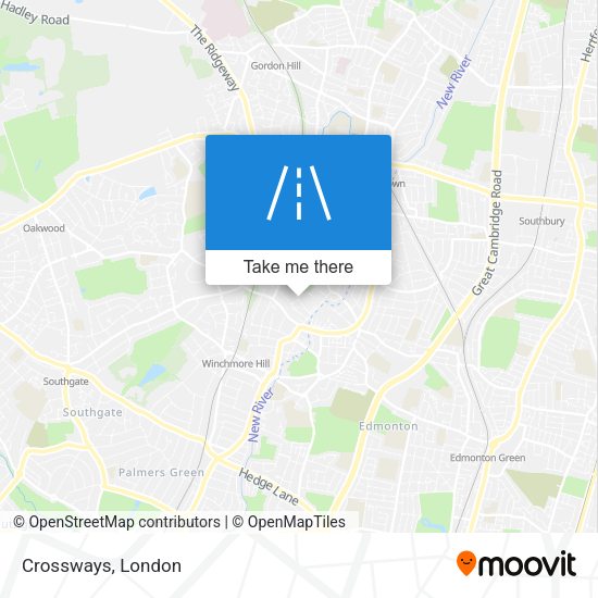 Crossways map