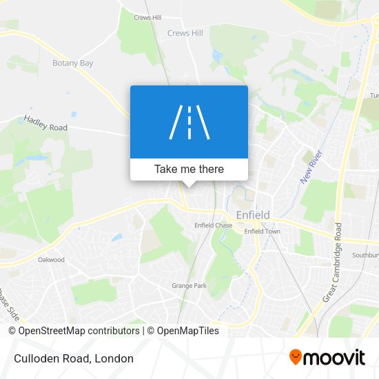 Culloden Road map