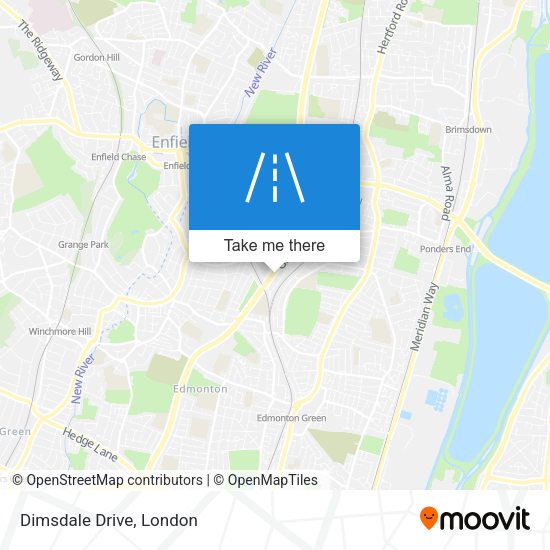 Dimsdale Drive map