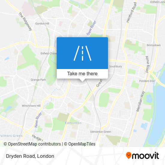 Dryden Road map