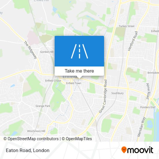 Eaton Road map