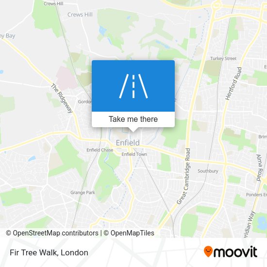 Fir Tree Walk map