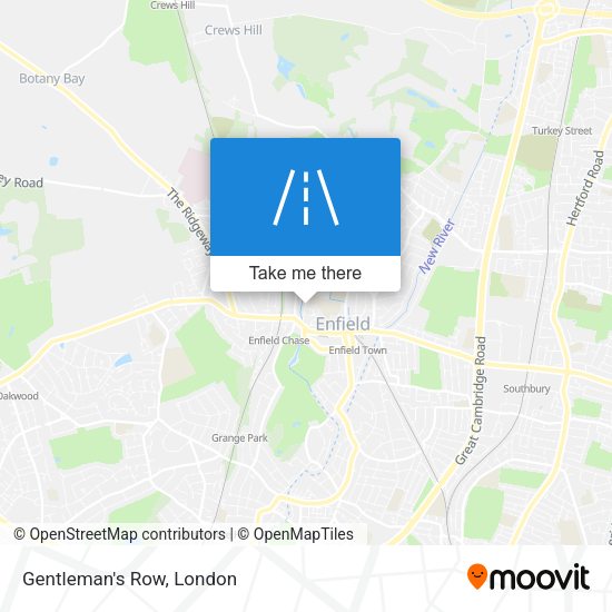 Gentleman's Row map