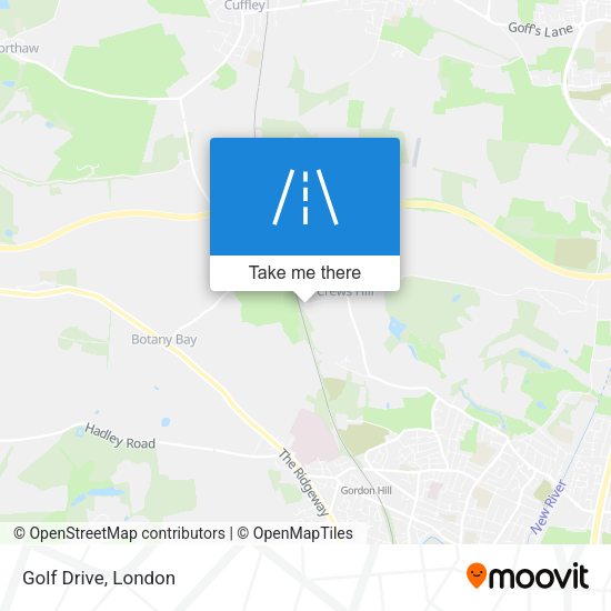 Golf Drive map