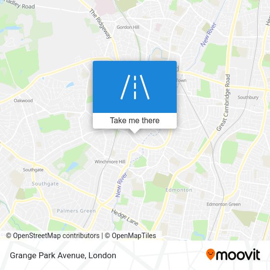 Grange Park Avenue map