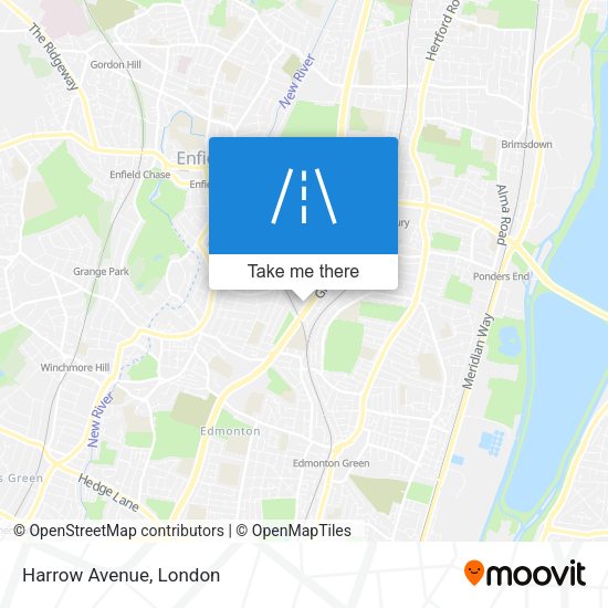 Harrow Avenue map