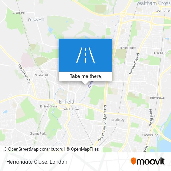 Herrongate Close map