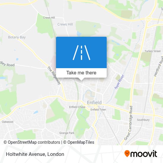 Holtwhite Avenue map