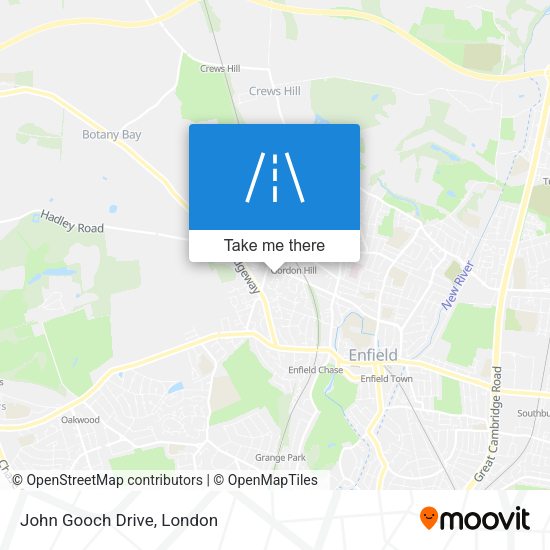 John Gooch Drive map