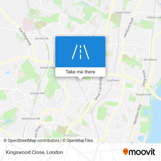 Kingswood Close map