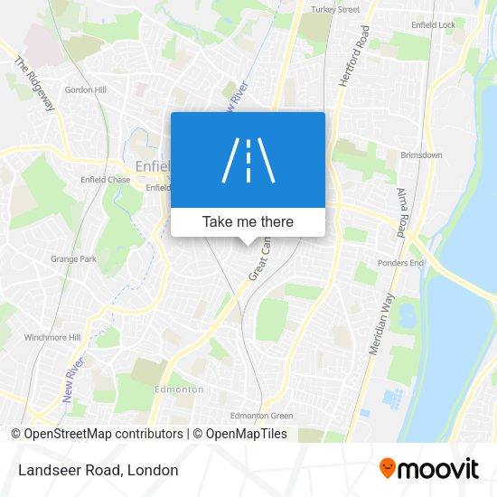 Landseer Road map