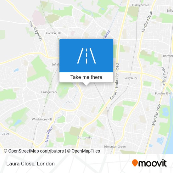 Laura Close map