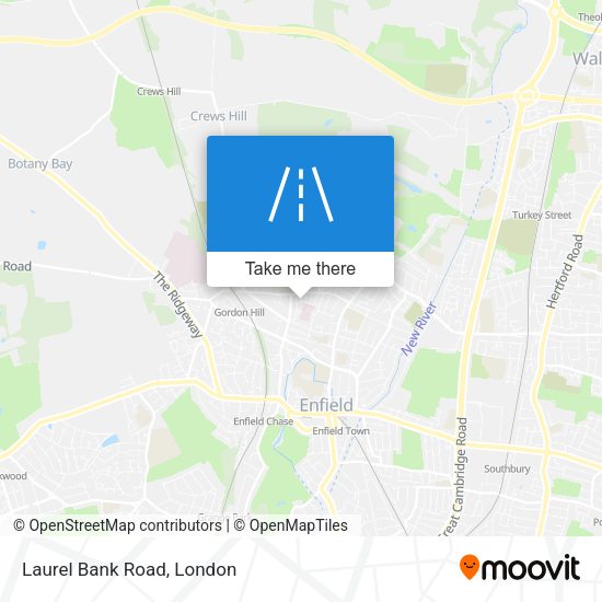 Laurel Bank Road map