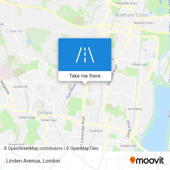 Linden Avenue map