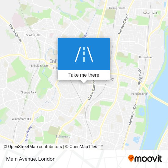 Main Avenue map