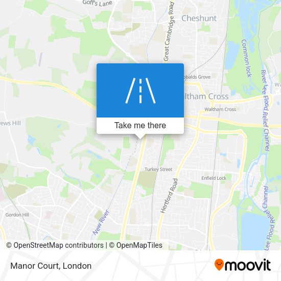 Manor Court map
