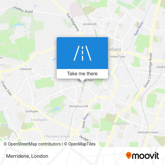 Merridene map