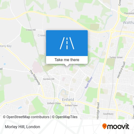 Morley Hill map