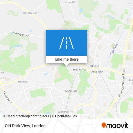 Old Park View map