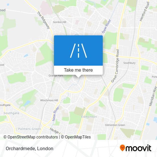 Orchardmede map