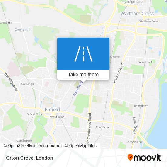 Orton Grove map