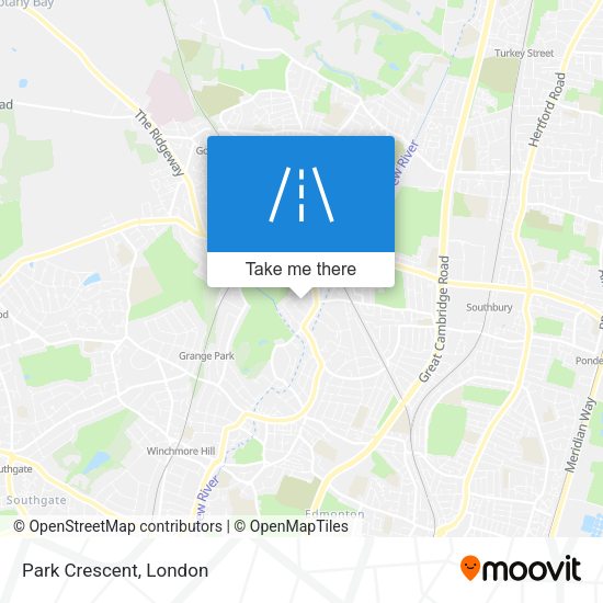 Park Crescent map