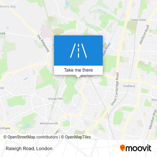 Raleigh Road map