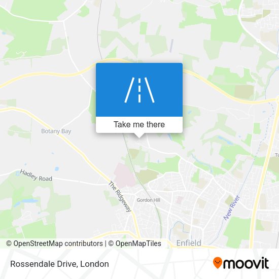 Rossendale Drive map