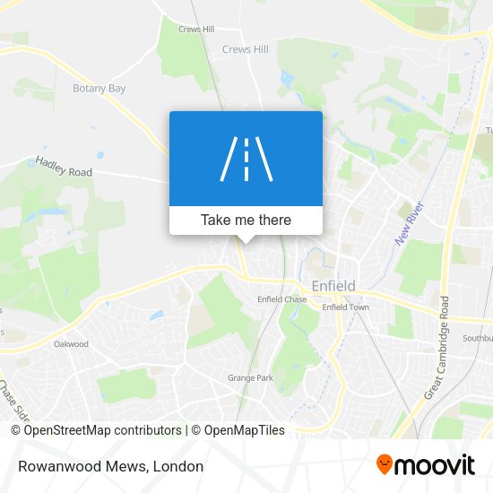 Rowanwood Mews map