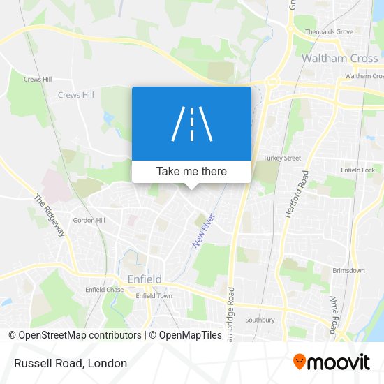 Russell Road map