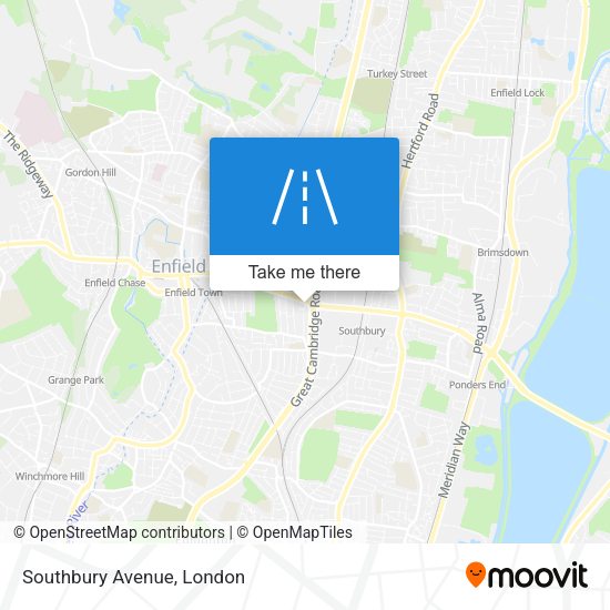 Southbury Avenue map
