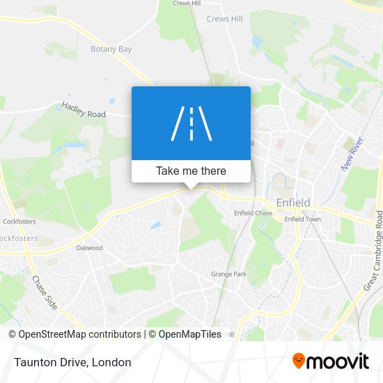 Taunton Drive map