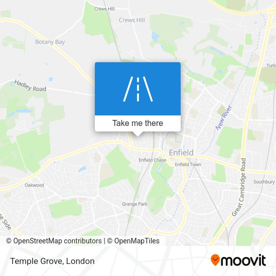 Temple Grove map