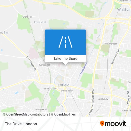The Drive map