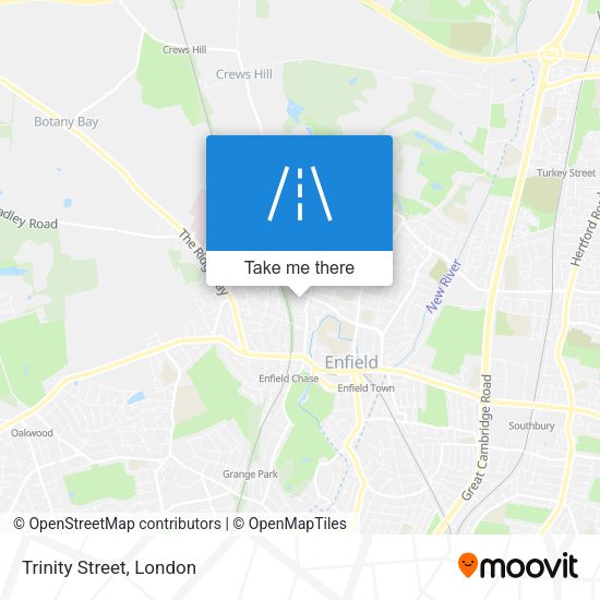 Trinity Street map