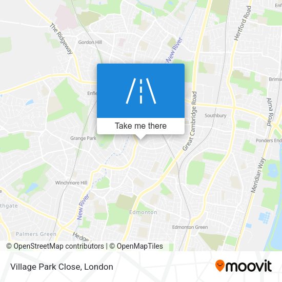 Village Park Close map