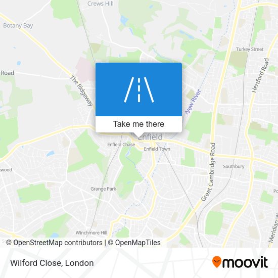 Wilford Close map