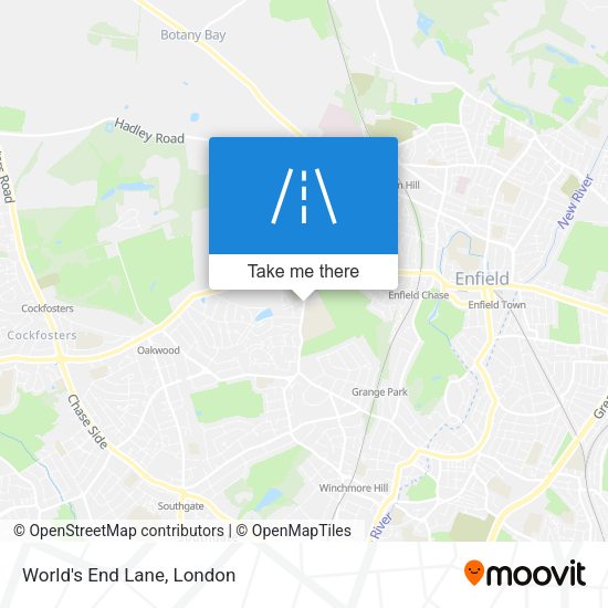 World's End Lane map