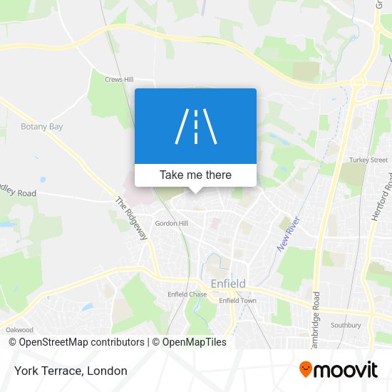 York Terrace map