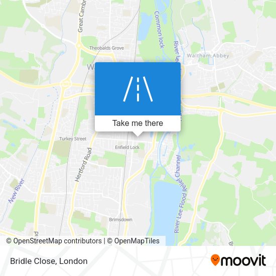 Bridle Close map